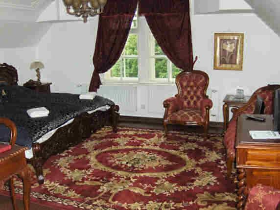 Romantic Chateau Krásná Lípa Quarto foto